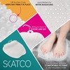 SKATCO No Plastic Smell Comfortable Feet Scrubber with Back Brush
