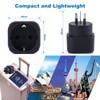 Europe to Australia/New Zealand Plug Adapter, EU Schuko Type C/E/F