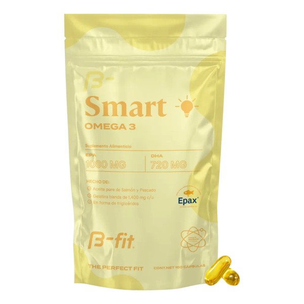 B-fit Omega 3 De Salmón Noruego 180 Cápsulas Epax Sin