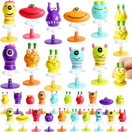 Eerrhhaq 30 PCS Spring Launchers Toys,Big Eye Monster Jumping Popper Toy,Pop Up Bouncy Spring Toys for Kids,Pinata Toys,Goodie Bags,Classroom Prizes