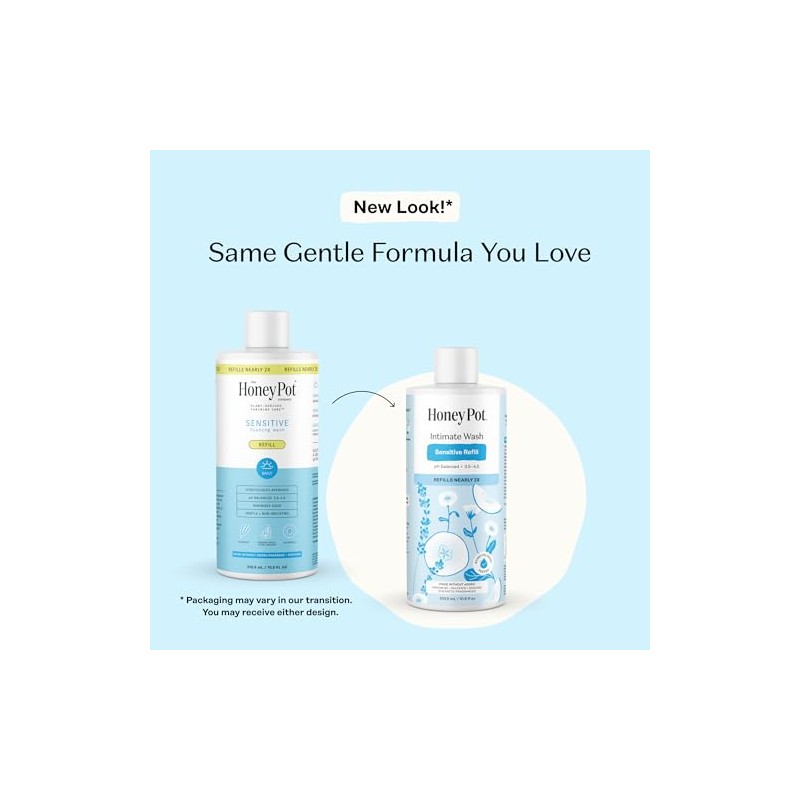 The Honey Pot Company Lavado Femenino Infundido Base Hierbas Tipos