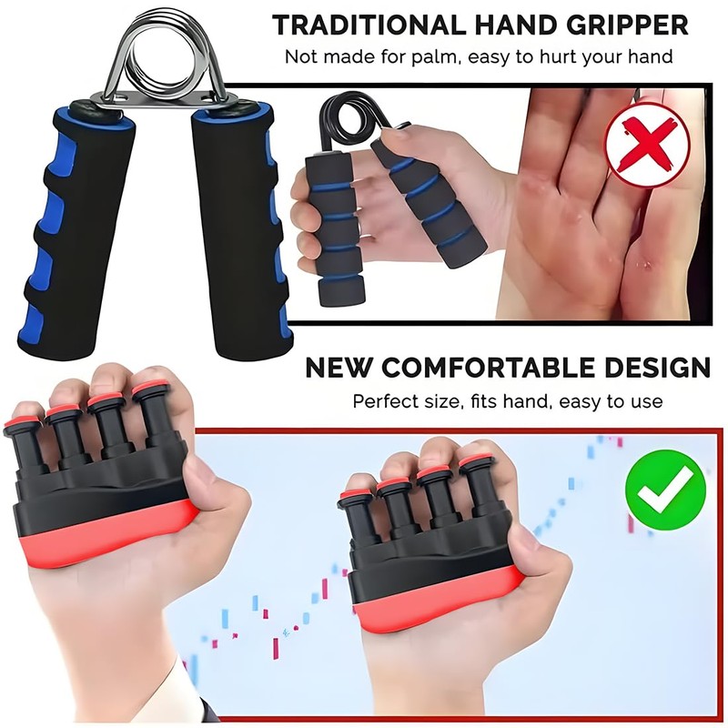 KSJEHW Finger Exerciser Tool, Guitar Trainer, Hand Trainer for Guitar