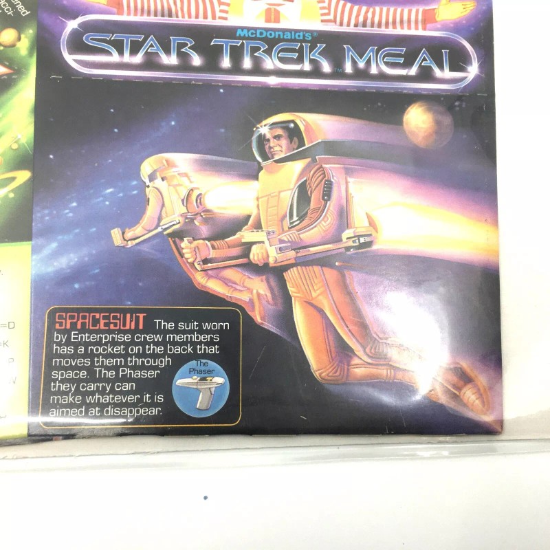 McDonald's ORIGINAL Vintage 1979 McDonald's Star Trek Spacesuit Happy Meal