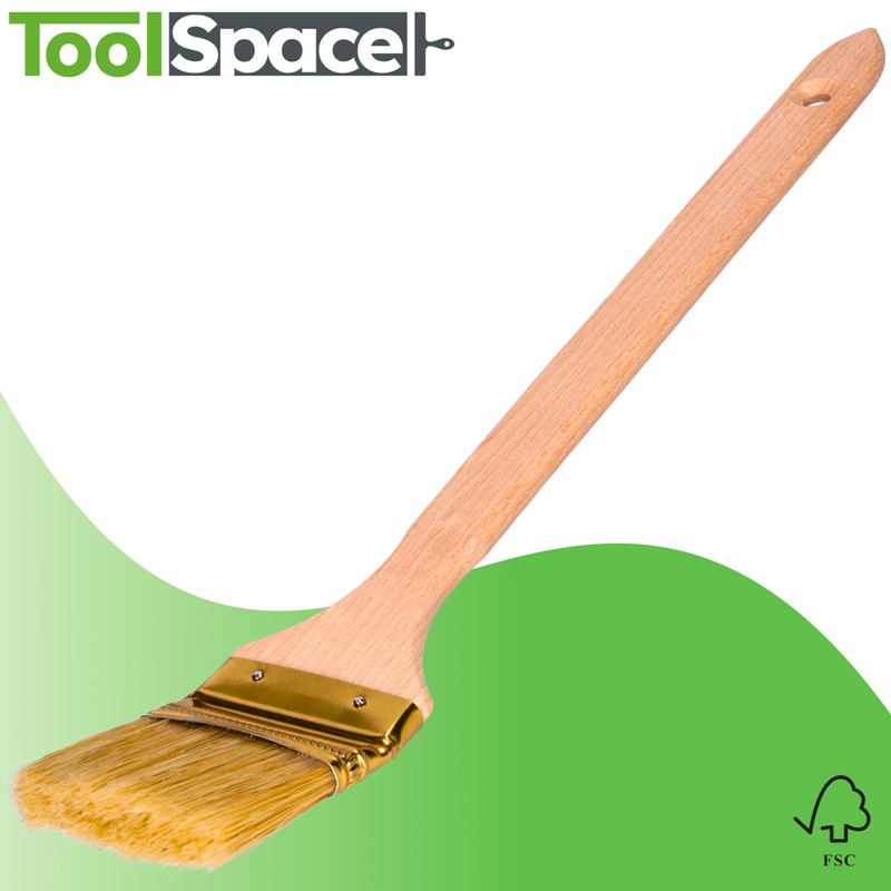 ToolSpace Curved Calorie Binding Brush, Radiator Brush, Width 63 mm,