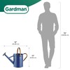 Gardman R34896 1 Gallon Watering Can, Midnight Blue