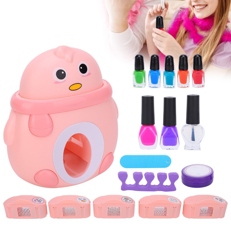 Children Nail Art Machine Kit Children Girl Nail Art Polish