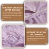 MEGO Luxury Shaggy Plush Duvet Cover Set, Soft 3 Pieces