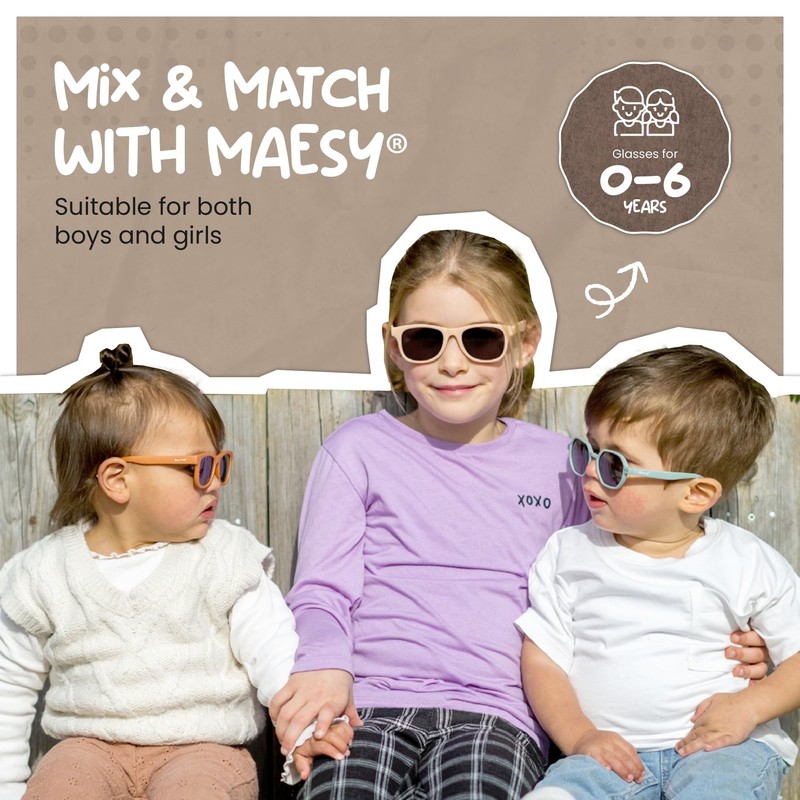 Maesy - Baby Sunglasses Indi - 0-2 Years - Flexible