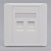 Female To Female CAT6 Gigabit Dual-Pass Network Wall Plug RJ45