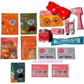 Love & Glow Delux Spa Box – Kit Facial Rosa con Mascarillas, Mascarilla de labios, Rodillo, Banda y Crema Aromática Regalo de Autocuidado para Mujer u Hombre y para una ocasion especial. Set de Regalo para Mujer, Día De San Valentín, Día De La Madre, Rega