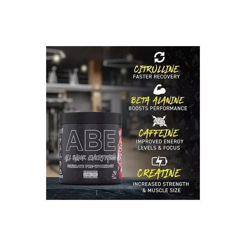 Applied Nutrition Abe All Black Everything Pre-entreno 30srv Sabor Blue