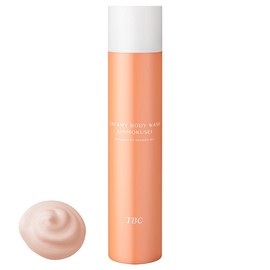 TBC Creamy Body Wash, Osmanthus 8.8 oz (250 g), Stretchable, Mild Carbonated Foam, Body Soap, Body Care, Femtec, Delicate Zone, VIO, Weak Acidic Formulation, Friction Free, Nostalgic, Sweet Scent of