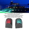 2Pcs LED Navigation Light PC Starboard Green Port Red 112.5°