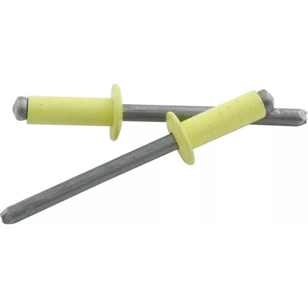 Allstar Performance ALL18138 Sm Hd Rivet Yellow 250pk