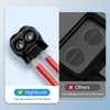 5 Pcs Insulated Wire Connectors Black Multi Cable Splice Connector