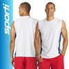 Sporti Men's Sleeveless UPF 50+ Comfort Fit Rashguard - White