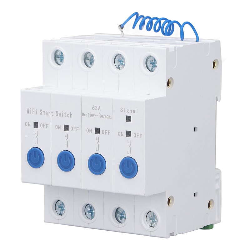 WiFi Circuit Breaker 4P Remote Control Timing Delay Circuit Breaker