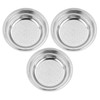 3pcs Stainless Steel Coffee Filter 51mm Pressurized Filter Basket Reusable