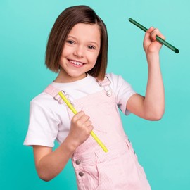 Juvale 24 Pack of Lummi Rhythm Sticks for Kids Classroom Activities, Bulk Set of Music Toys, Wooden Percussion Musical Instruments for Girls and Boys, 4 Colors (12 Inches)