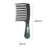Weshin Rubber Grip Double Curve Brush for Wavy Hair, Pink,
