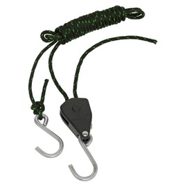 Sealey Ratchet Parts Hanger/Tie Down 2m with S-Shaped Hooks - Pack of 2 - VS0118