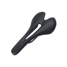 Platt Carbon Saddle Professional Lightweight Bike Seat Fit for MTB Road Bike (Black A)