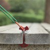 Alnicov 10 Pcs Fishbone Deck Anchor with Spring Buckle for
