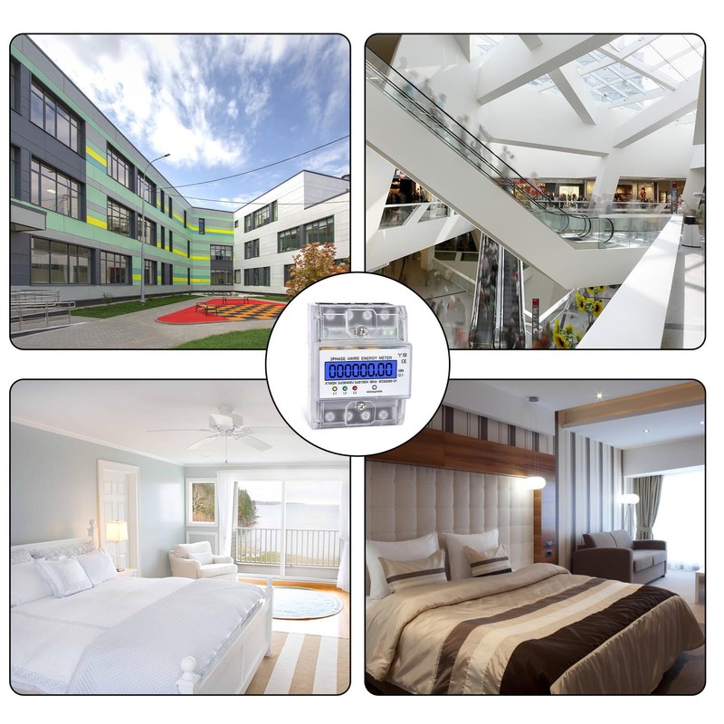 230 / 400 V 5-100 A Electricity Meter, 3 Phase