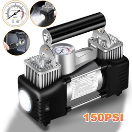 Unbranded Heavy Duty 12V Portable 150PSI Car Tyre Auto Tire Inflator Pump Air Compressor
