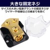 Hamilo Power Ground Distribution Block for Automotive Audio, 2-Pack