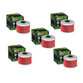 Hiflofiltro Honda Pioneer 520 SxS Genuine HiFlo Oil Filter HF113 2021 2022 - Pack of 5