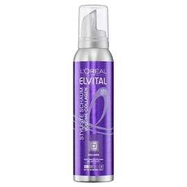 L'Oréal Paris Elvital Stylist Foam Strengthener, XXL Volume and Anti-Flat Effect, Ultra Strong Hold, Paraben-Free, Foam-Resistant Volume Collagen, 150 ml
