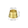 PATIKIL Pack of 5 Brass Compression Sleeves, 6 mm Tube