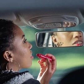 4PCS Trust in God Rearview Mirror sticker, Christian Car Accessories, Car Stickers and Decals for Women, Cute car stickers, Mirror Decals, Valentines Day Gifts for Her,Fits for Women Drivers (黑色)