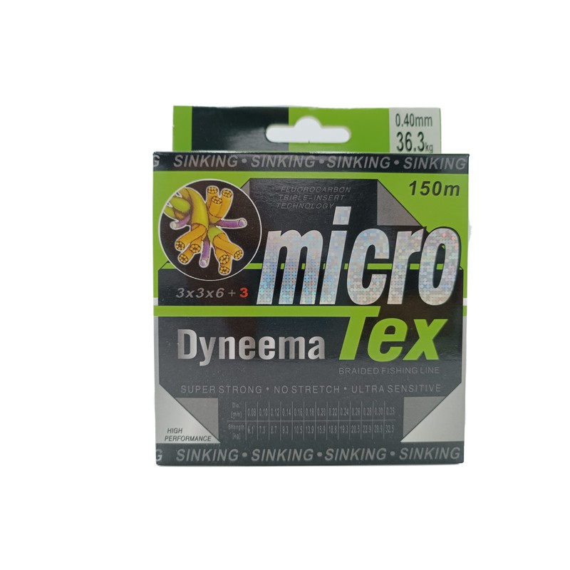 Dyneema Micro Tex Braided 150 m 0.35 mm