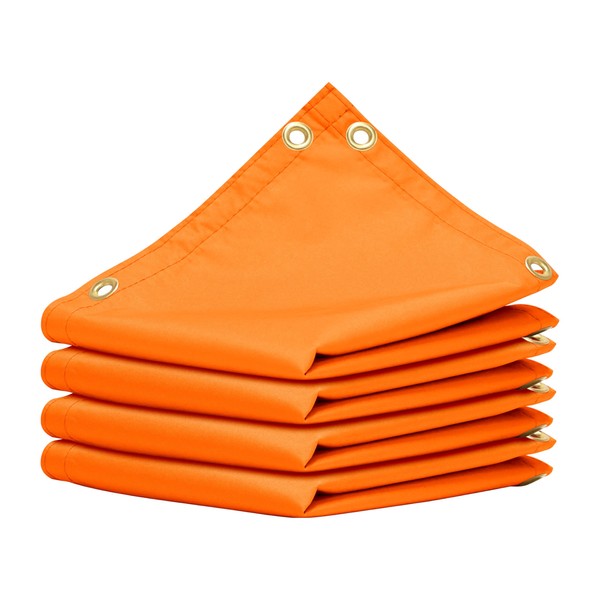 ShadeMart 7' x 18' Orange 90% Shade Cloth, Waterproof Custom