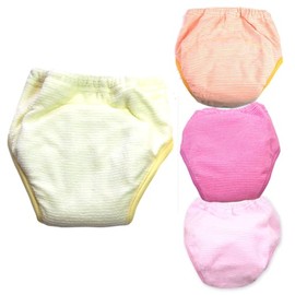 POCKE 6-layer training pants for 4 sets, 43.3 in (110cm) for girls. Multicolor