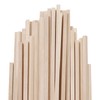 DOITEM 42 Pieces Square Natural Wood Hardwood Sticks for Crafts