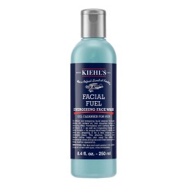 Kiehl’s Facial Fuel Energizing Face Wash - Gel Limpiador Facial para Hombre, Refrescante y Energizante. Limpia sin Resequedad con Cafeína, Mentol y Vitamina E, Especial para Skincare Hombre, 250 ml