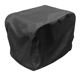Generator Cover Waterproof, Heavy Duty Thicken 600D Polyester with Elastic Drawstring, Weather/UV Resistant Generator Cover for Universal Portable Generators 3000-5000 Watt (25''L x 24''W x21''H)