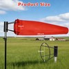 8" X 36" Airport Windsock Heavy Duty Aviation Grade Wind