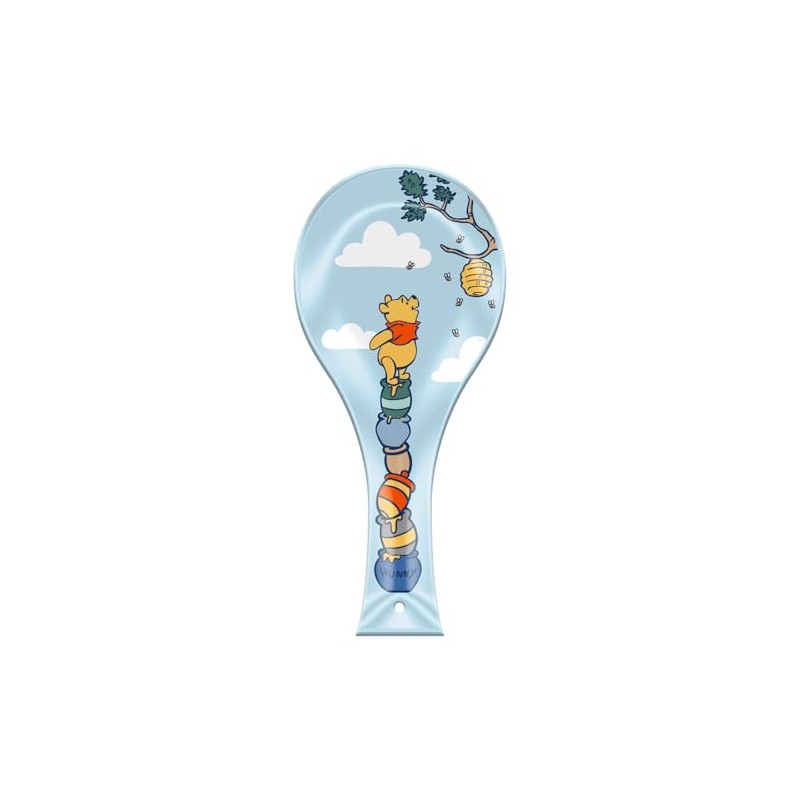 Silver Buffalo Winnie the Pooh Stacked Honey Ceramic Spoon Rest,