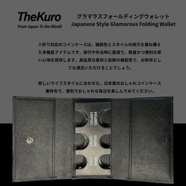 TheKuro Trifold Wallet Coin Case with Cover with Case, Coin Holder, Exclusive Cover, Coin Home Case, Coin Purse, Coin Purse, Coin Holder, Coin Storage, Lightweight, Portable Coin Holder, Compact