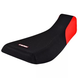 Enjoy Mfg Arctic Cat 250 300 400 454 500 4x4 2x4 Seat Cover Red / Black  Gripper  #219B
