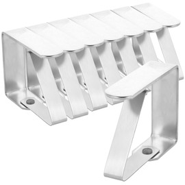 com-four® 8 x Premium Tablecloth Clips - Stainless Steel Table Cloth Clips - Rustproof for Indoor and Outdoor Use