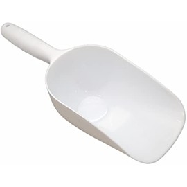 Handy Housewares 12" Long Jumbo Plastic Scoop, Great in the Kitchen for Flour, Sugar, Cereal, For Pet Food Feeding, Gardening and more (1)