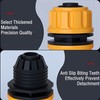 1/2 inch 2in1 Plastic Graden Tap Connectors 4 Pcs Hose