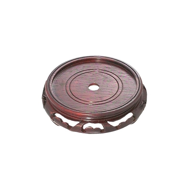 B&P Lamp® 5 1/2 Inch Top Inset Diameter Oriental Wooden