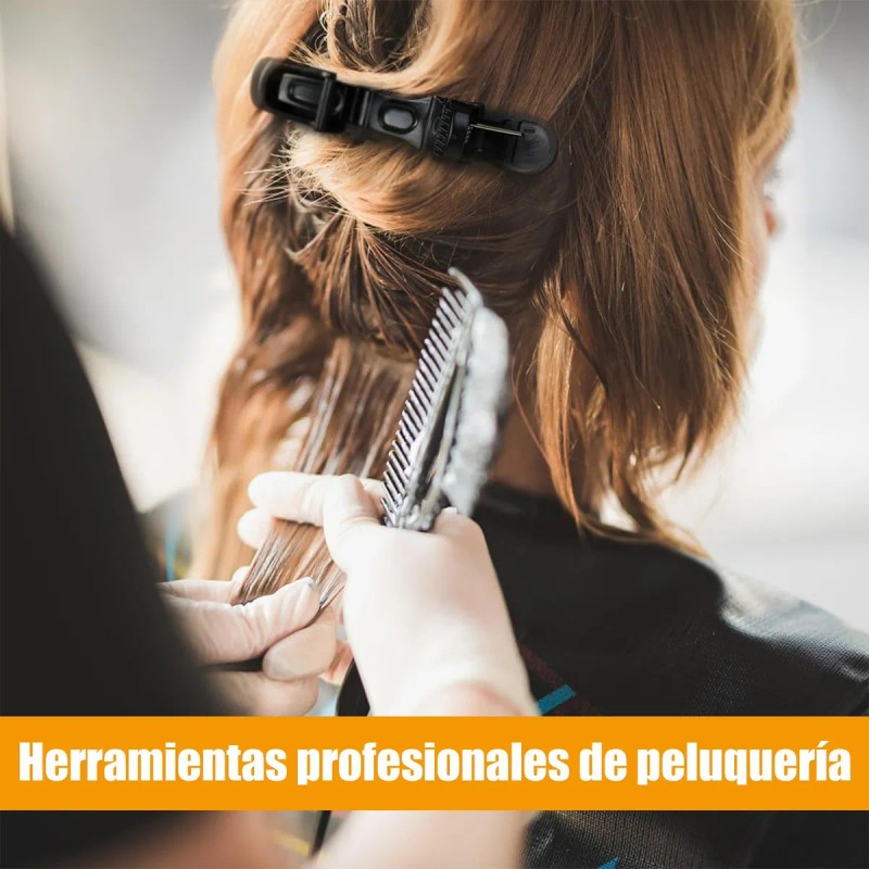 20kit Peluquera Peine Conjunto Profesional Peluquer Y Clip