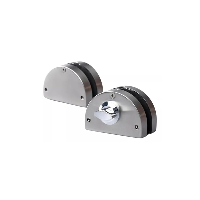 SLNXA Cerradura de Doble Cara para Puertas de Cristal Sin